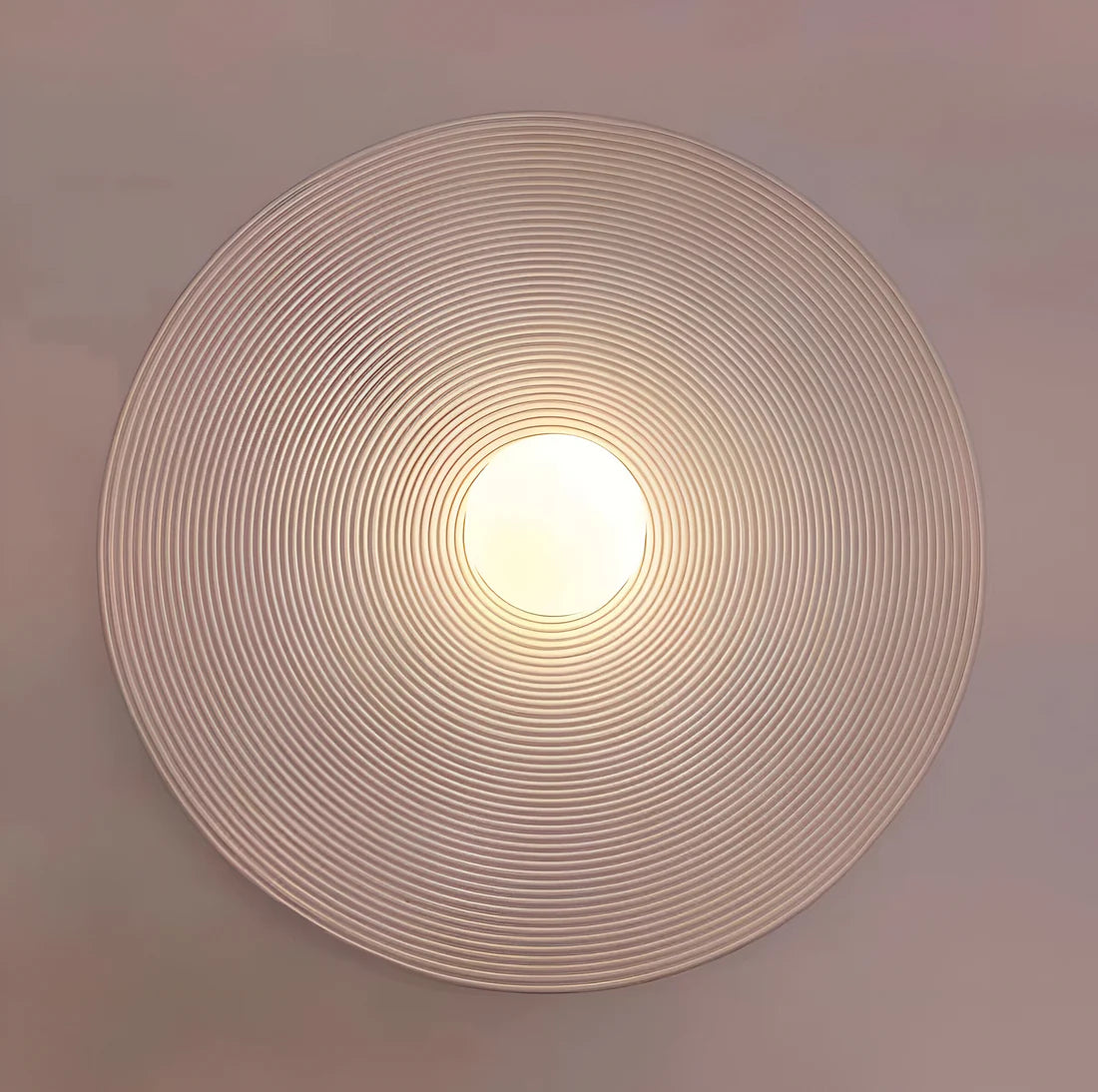 Retro Keramische Stijl Hars Ronde LED Wandlamp