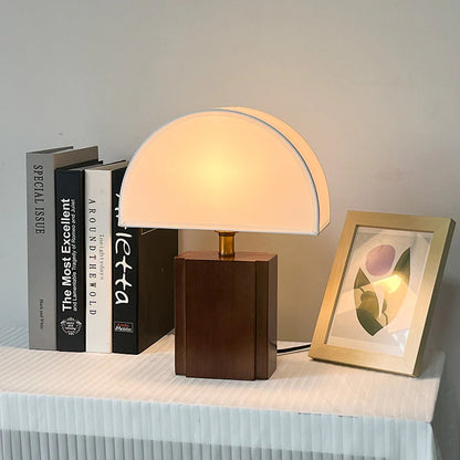 Moderne Halve Maan Wabi Sabi Stijl Tafellamp