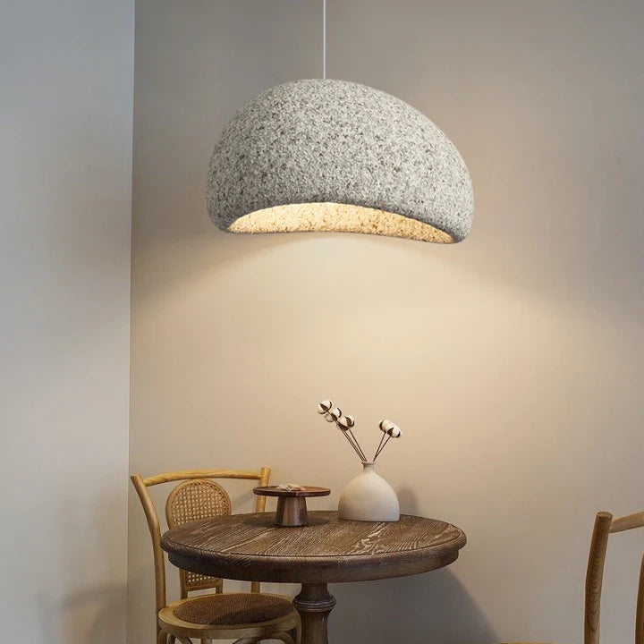 Scandinavische Wabi Sabi Glasvezel Hanglamp