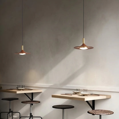 Scandinavische Stijl Walnoot Houten Hanglamp