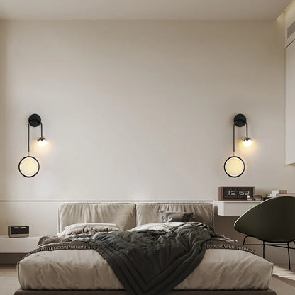 LED Nordic Rond Draaibaar Strijkijzer Wandlamp