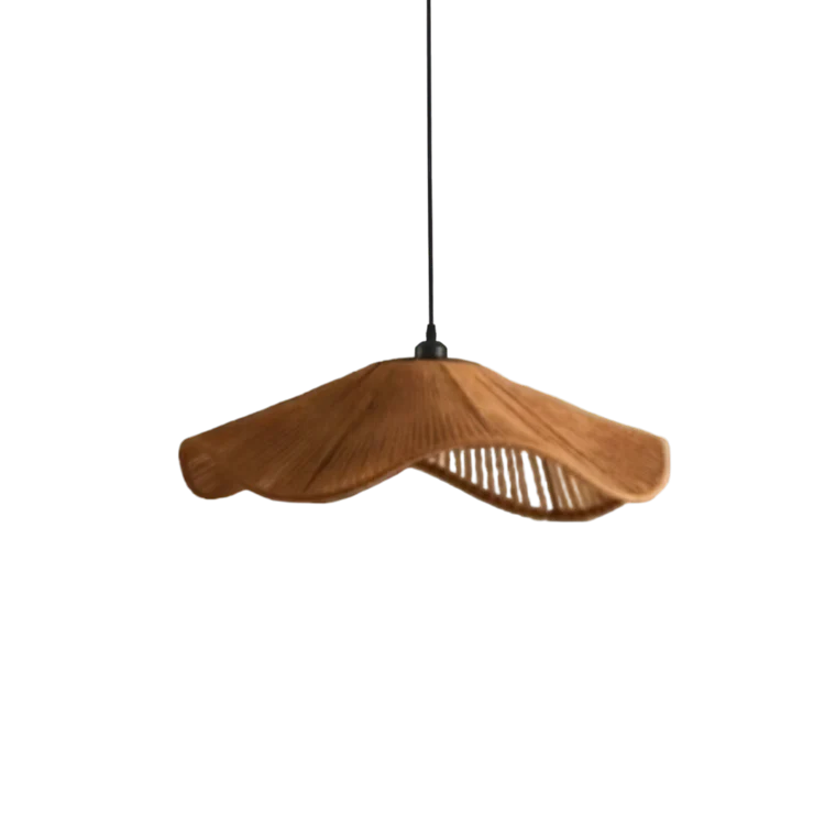Elegant Jute Boho Blauweregen Hanglamp