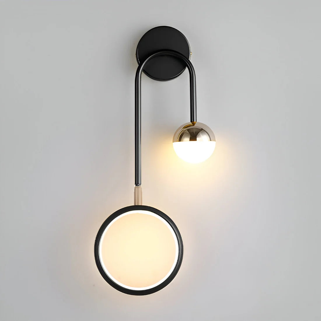 LED Nordic Rond Draaibaar Strijkijzer Wandlamp