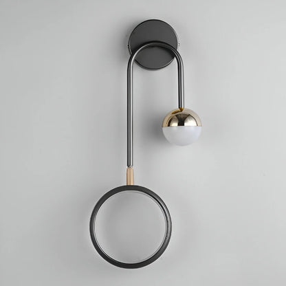 LED Nordic Rond Draaibaar Strijkijzer Wandlamp