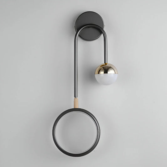 LED Nordic Rond Draaibaar Strijkijzer Wandlamp