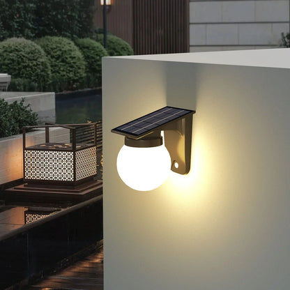 Sferische IP65 Buiten Zonne-Energie Wandlamp