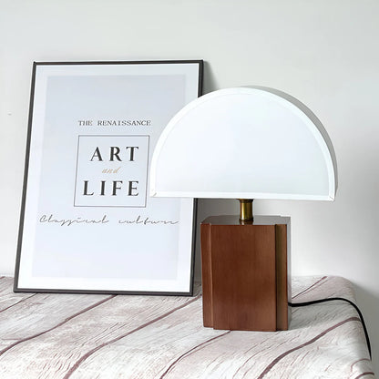 Moderne Halve Maan Wabi Sabi Stijl Tafellamp