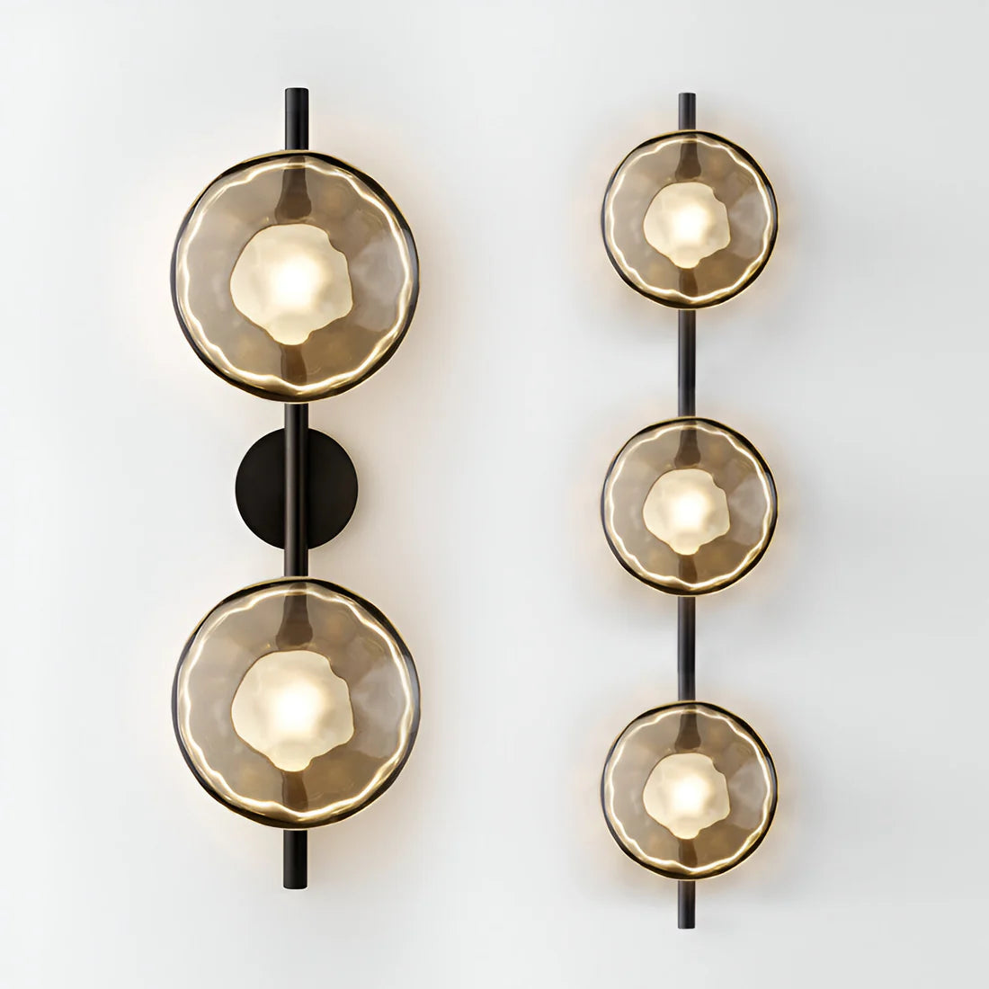 Nordic Ronde Ceto Glazen Wandlamp