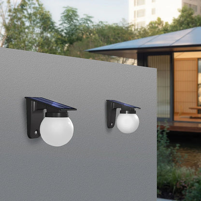 Sferische IP65 Buiten Zonne-Energie Wandlamp