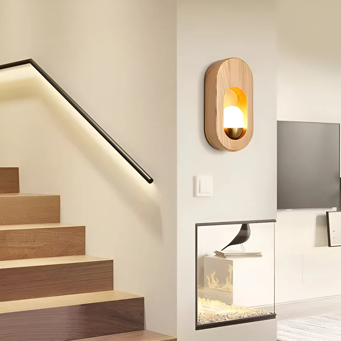 Noordse Stijl Eivormig Chaymae Wandlamp