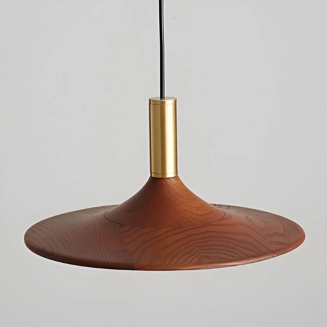 Scandinavische Stijl Walnoot Houten Hanglamp