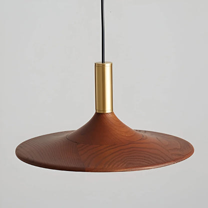 Scandinavische Stijl Walnoot Houten Hanglamp