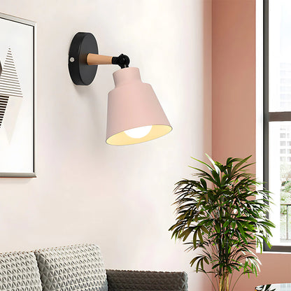 Kleurrijke Moderne Wandlamp met IJzeren Beugel