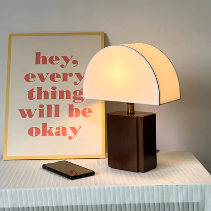 Moderne Halve Maan Wabi Sabi Stijl Tafellamp