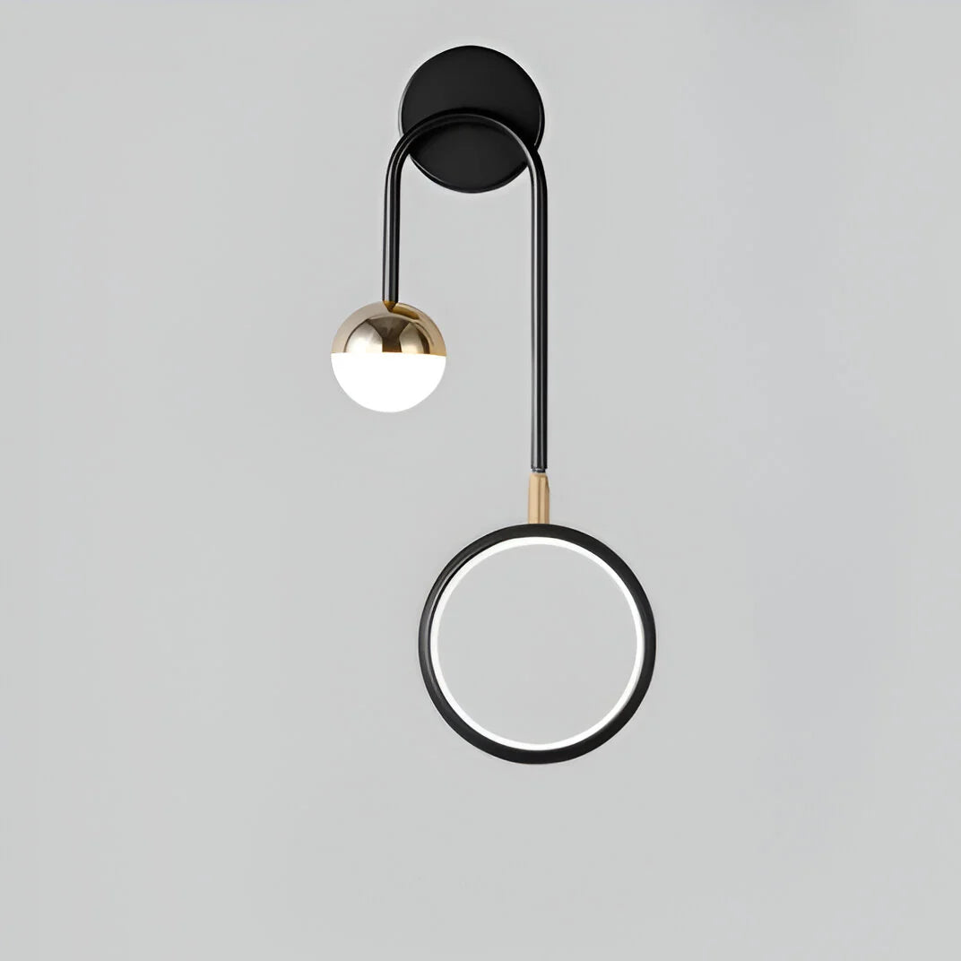 LED Nordic Rond Draaibaar Strijkijzer Wandlamp