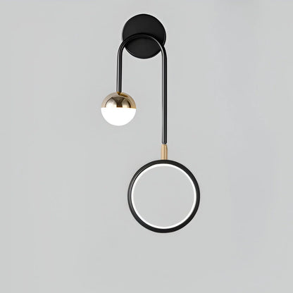 LED Nordic Rond Draaibaar Strijkijzer Wandlamp