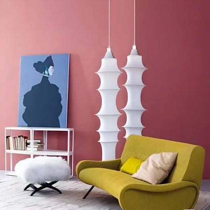 Minimalistische Japandi Falklandi Stoffen Hanglamp