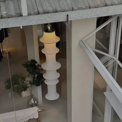 Minimalistische Japandi Falklandi Stoffen Hanglamp