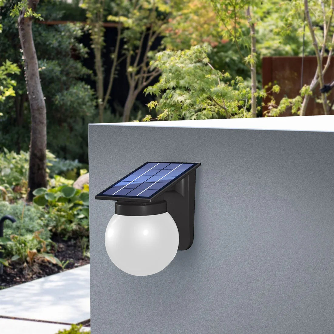 Sferische IP65 Buiten Zonne-Energie Wandlamp