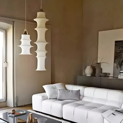 Minimalistische Japandi Falklandi Stoffen Hanglamp
