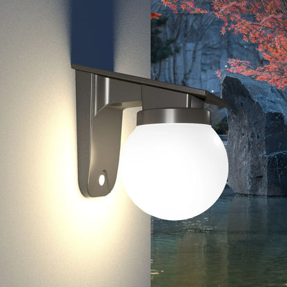 Sferische IP65 Buiten Zonne-Energie Wandlamp