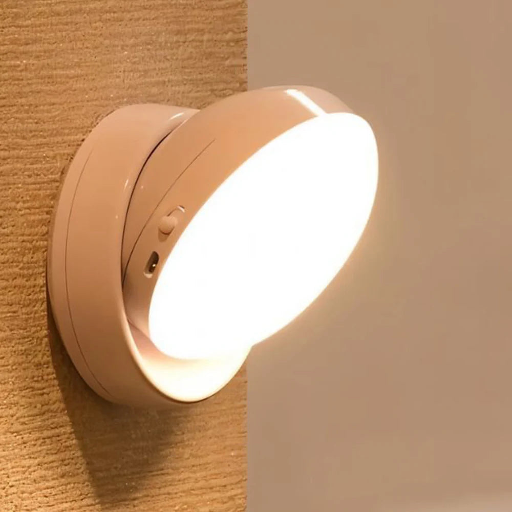 Mini Oplaadbare Witte LED Wandlamp