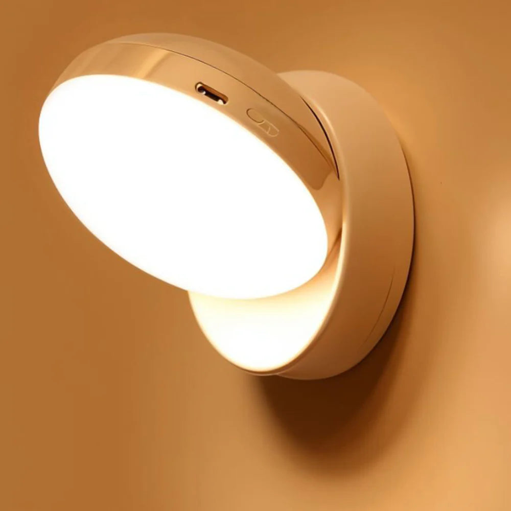 Mini Oplaadbare Witte LED Wandlamp
