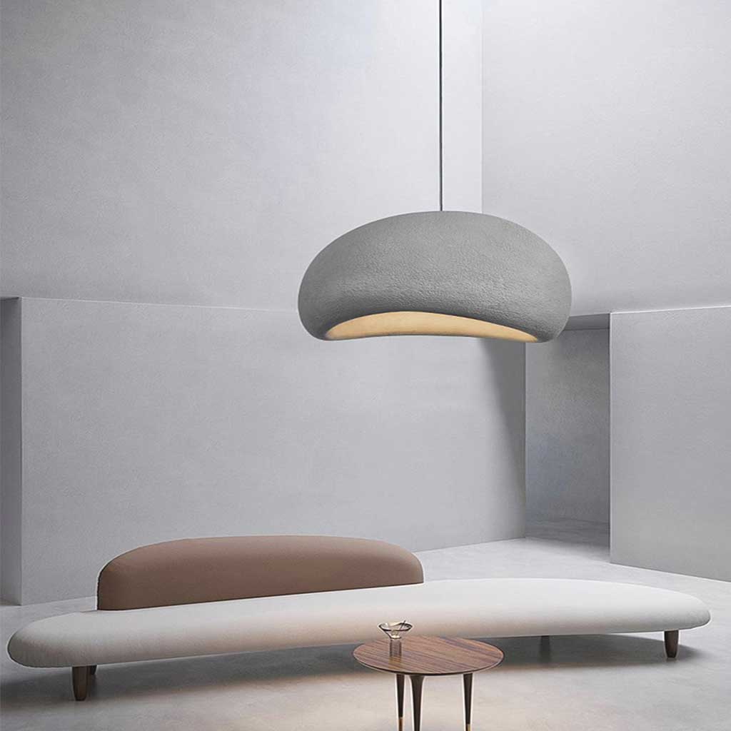 Scandinavische Wabi Sabi Glasvezel Hanglamp
