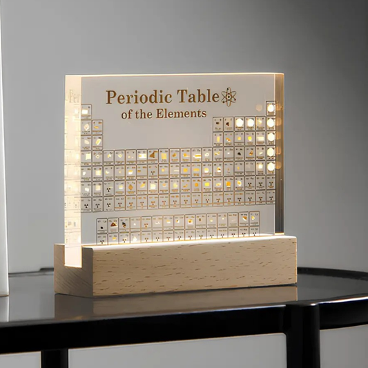 Periodiek Systeem Display Acryl Verlicht Educatief Decor