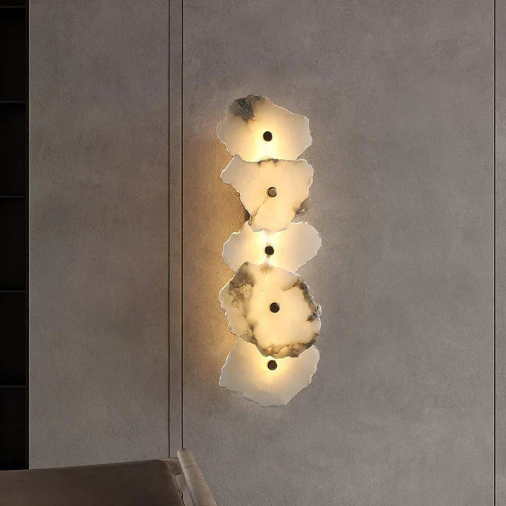 Petra Elegante Wandlamp met Alabaster Afwerking
