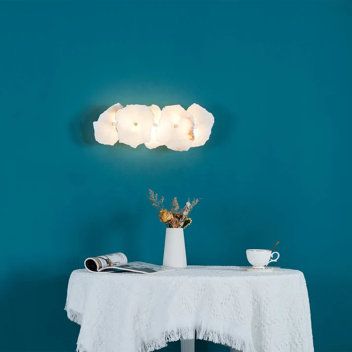 Petra Elegante Wandlamp met Alabaster Afwerking