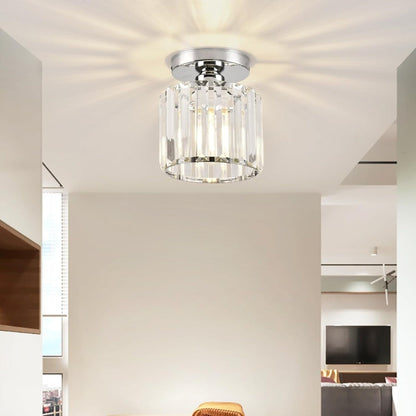 Plafondlamp Kristal Messing Moderne Hal Verlichting