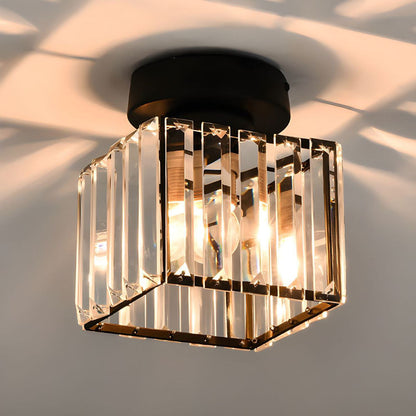Plafondlamp Kristal Messing Moderne Hal Verlichting
