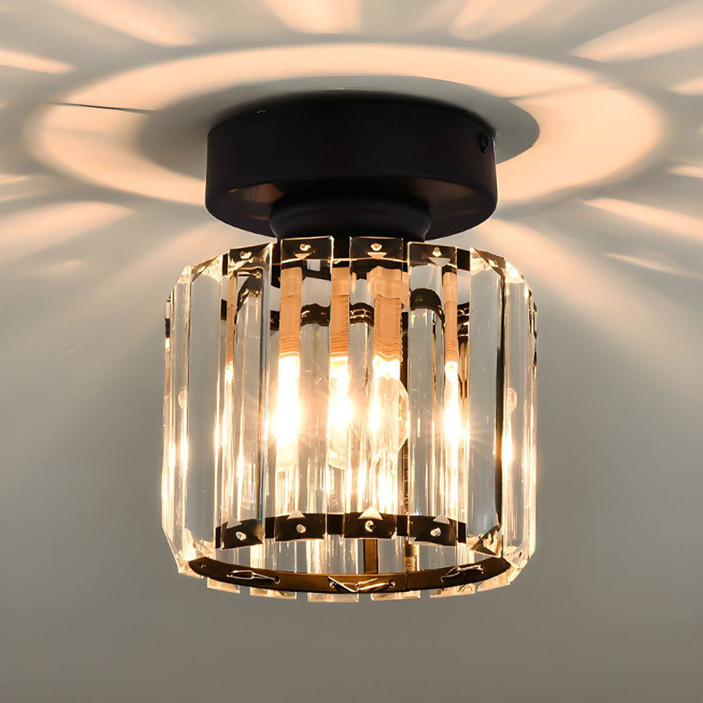 Plafondlamp Kristal Messing Moderne Hal Verlichting