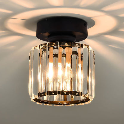 Plafondlamp Kristal Messing Moderne Hal Verlichting