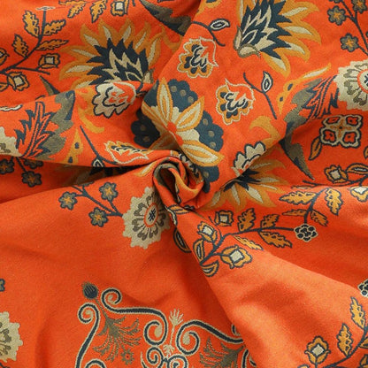 Plaid Deken Katoen Bloemen Omkeerbaar Vintage