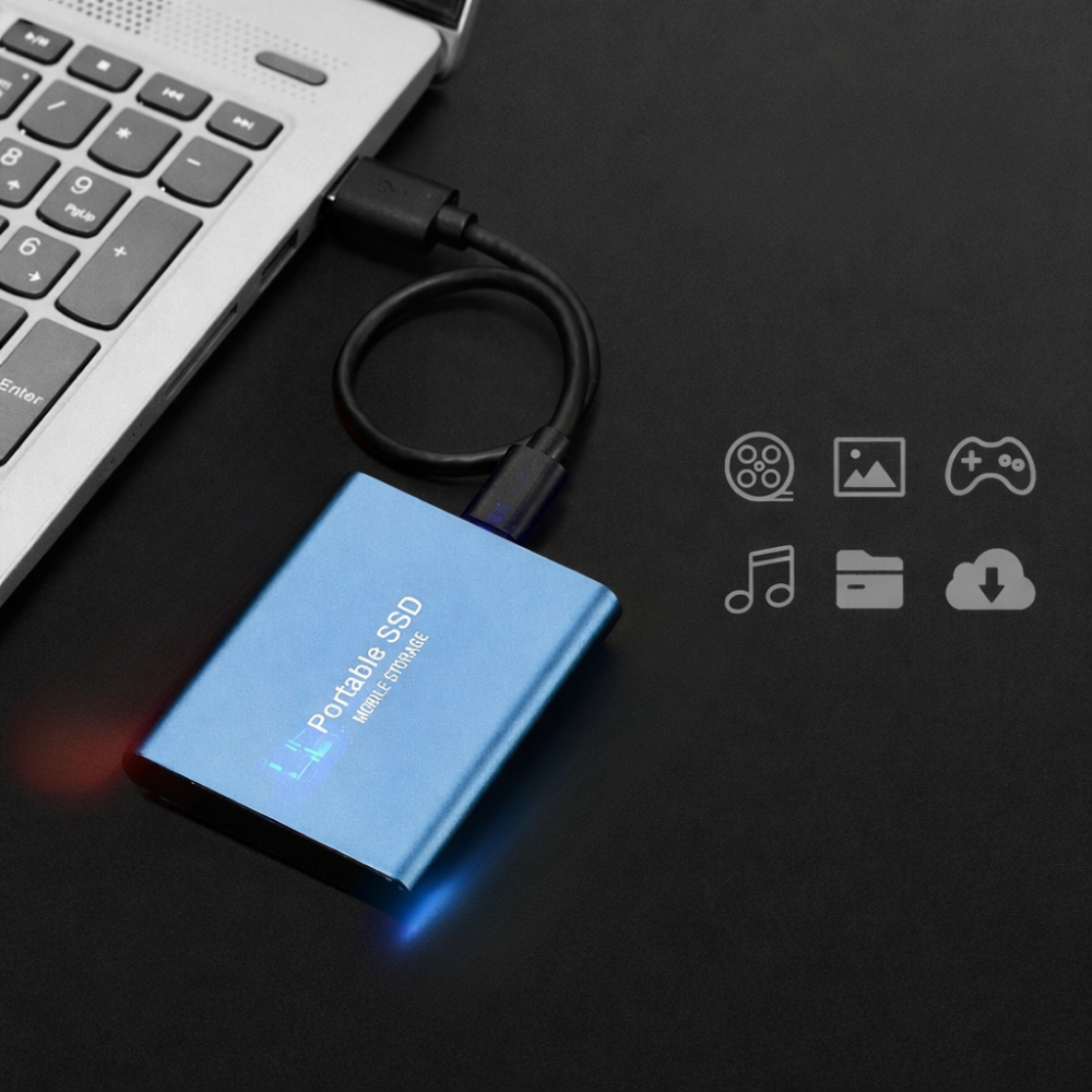 Externe SSD Draagbare Opslag Snelle Compacte Gegevensopslag