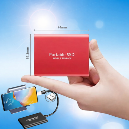Externe SSD Draagbare Opslag Snelle Compacte Gegevensopslag