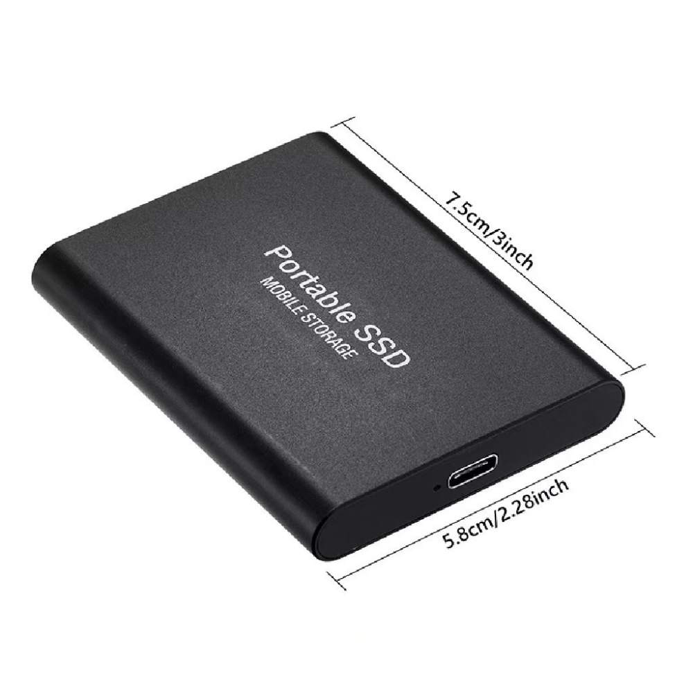 Externe SSD Draagbare Opslag Snelle Compacte Gegevensopslag