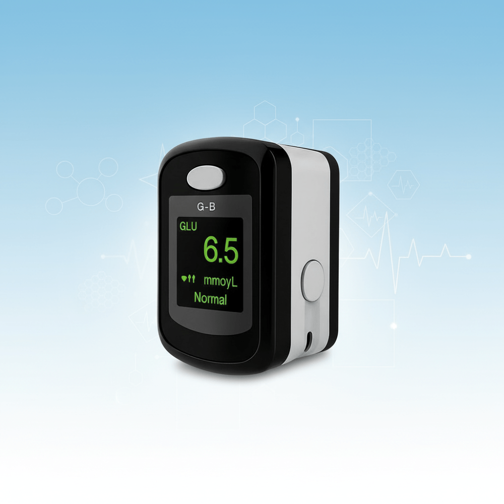 Pulsoximeter Vinger Zuurstofmeter Hartslagmonitor Digitaal