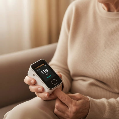 Pulsoximeter Vinger Zuurstofmeter Hartslagmonitor Digitaal
