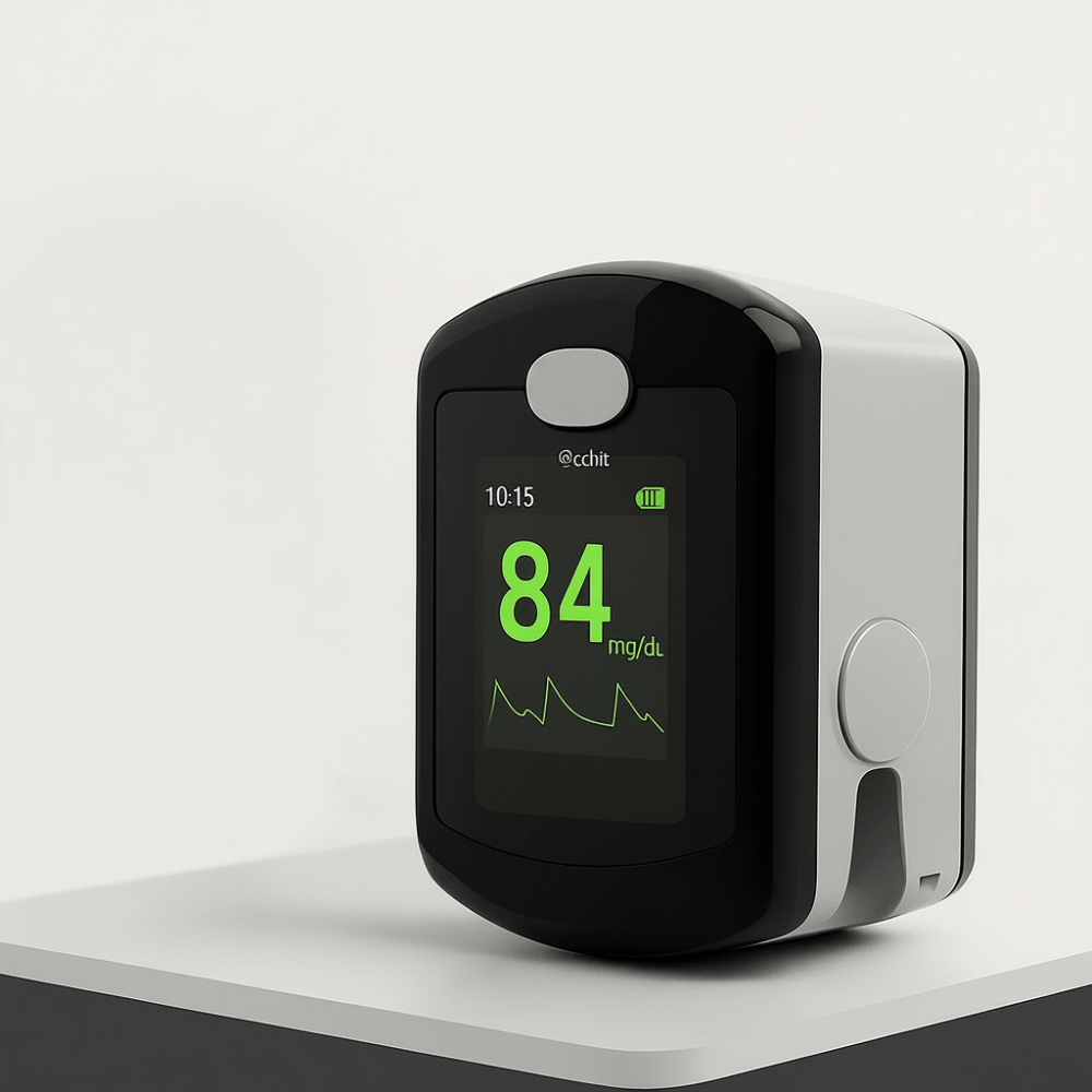Pulsoximeter Vinger Zuurstofmeter Hartslagmonitor Digitaal