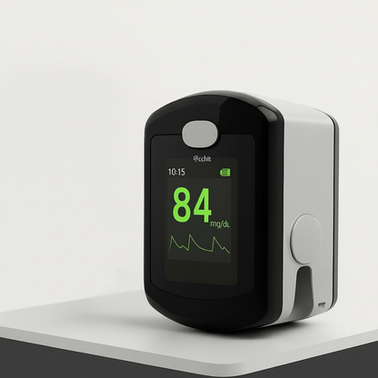 Pulsoximeter Vinger Zuurstofmeter Hartslagmonitor Digitaal