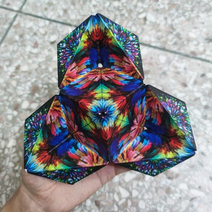 Puzzel Magnetische Vormveranderende Kunst Kubus