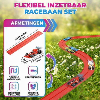 Racebaan Flexibel Speelgoed Lichtgevend Bouwset Kinderen
