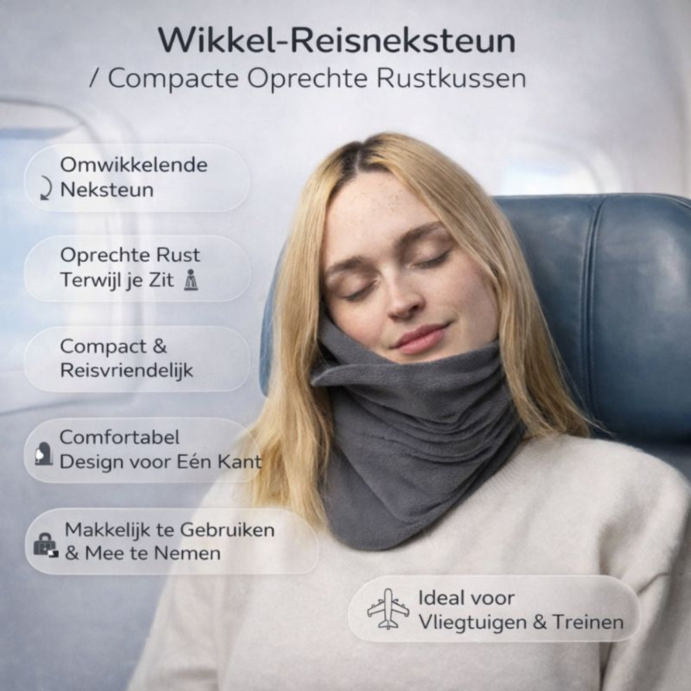 Reiskussen Nek Wrap Ontwerp Zittende Reis Ondersteuning