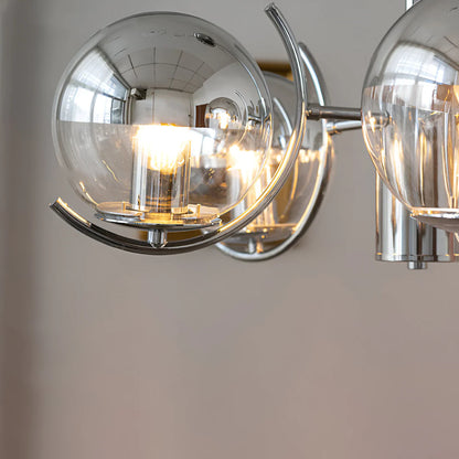 Moderne Retro Rond Glas Hang Kroonluchter