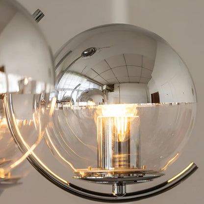 Moderne Retro Rond Glas Hang Kroonluchter