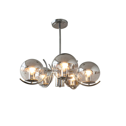 Moderne Retro Rond Glas Hang Kroonluchter