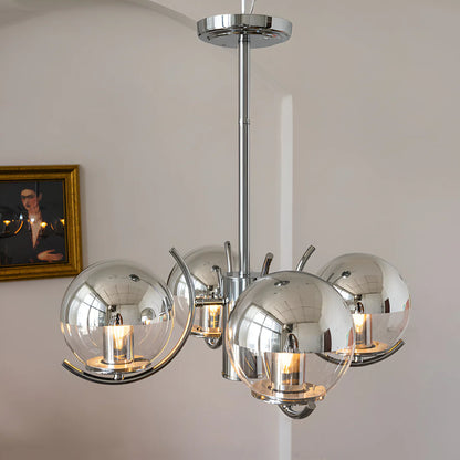Moderne Retro Rond Glas Hang Kroonluchter